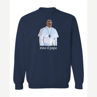 Viva il Papa — Crewneck Sweatshirt / Navy