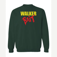 Walker Bait — Crewneck Sweatshirt / Forest Green