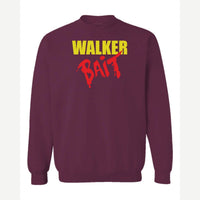 Walker Bait — Crewneck Sweatshirt / Maroon
