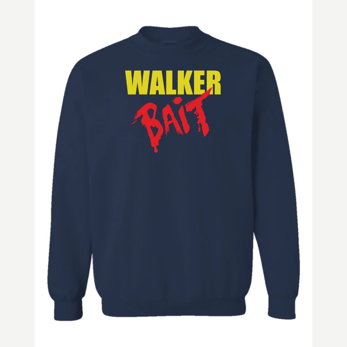 Walker Bait — Crewneck Sweatshirt / Navy