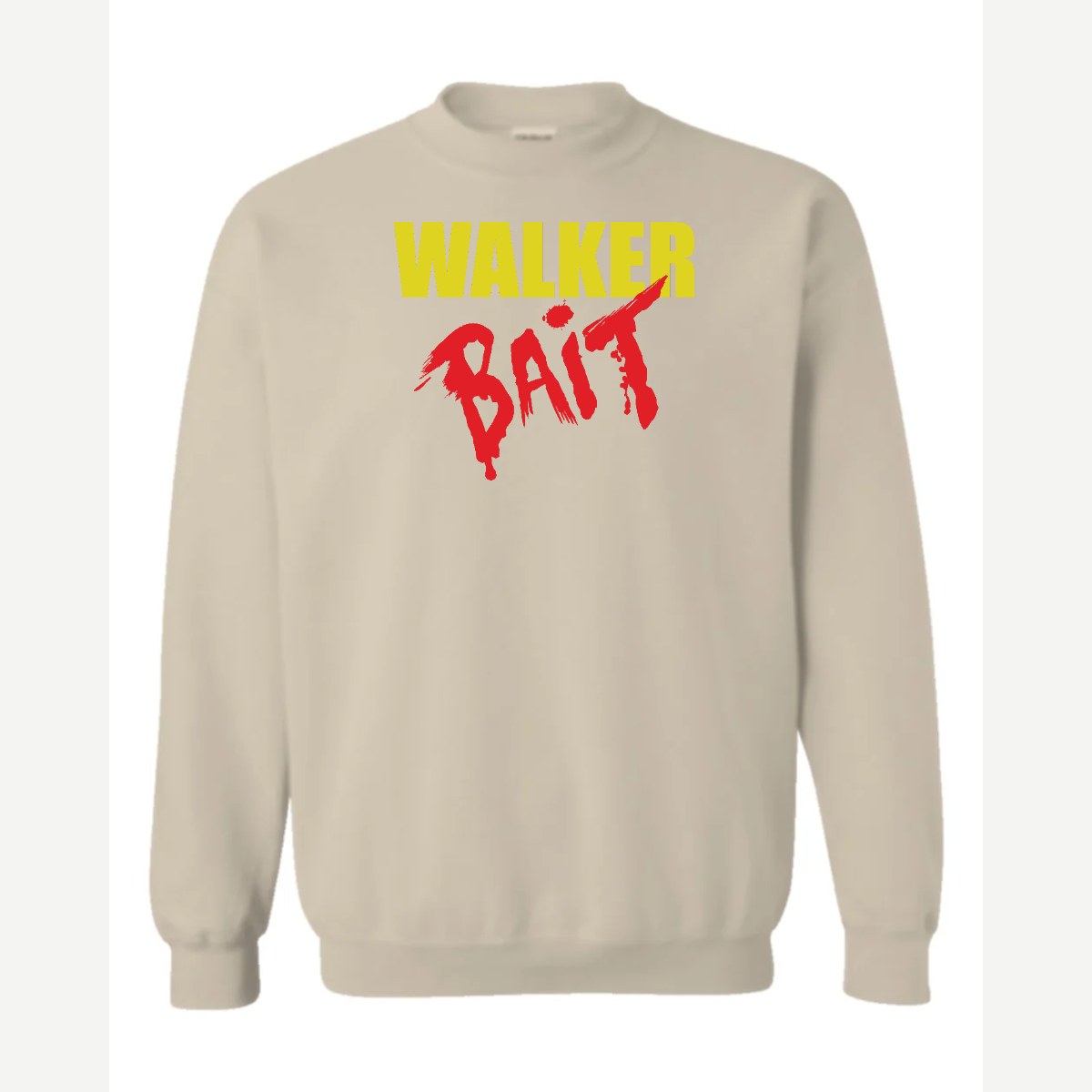 Walker Bait — Crewneck Sweatshirt / Sand
