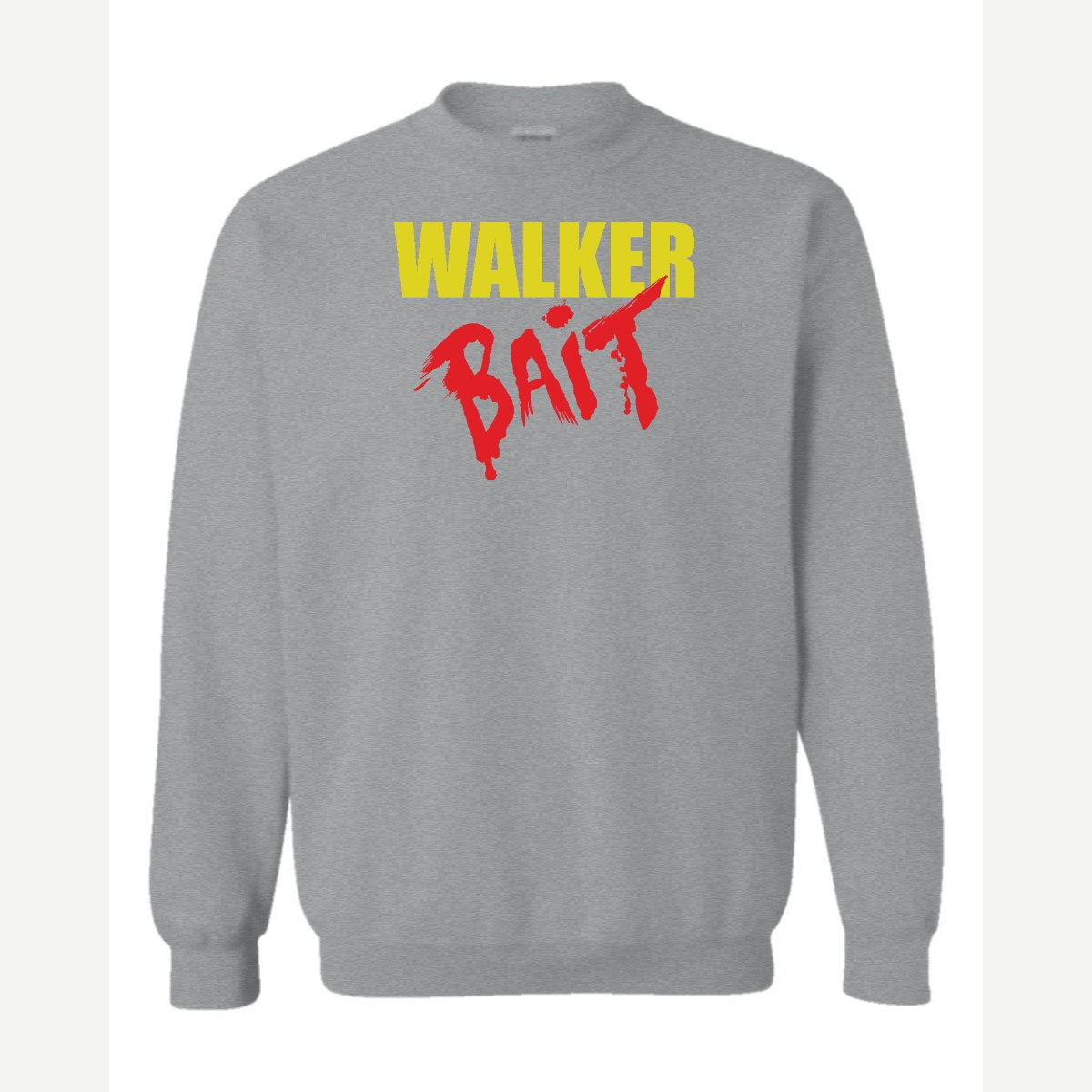 Walker Bait — Crewneck Sweatshirt / Sport Grey