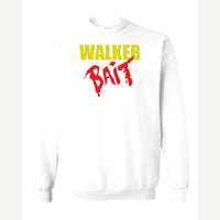 Walker Bait — Crewneck Sweatshirt / White