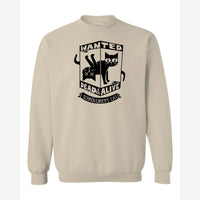 Wanted Schrodinger's cat — Crewneck Sweatshirt / Sand