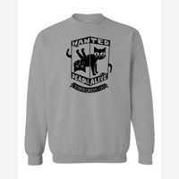 Wanted Schrodinger's cat — Crewneck Sweatshirt / Sport Grey