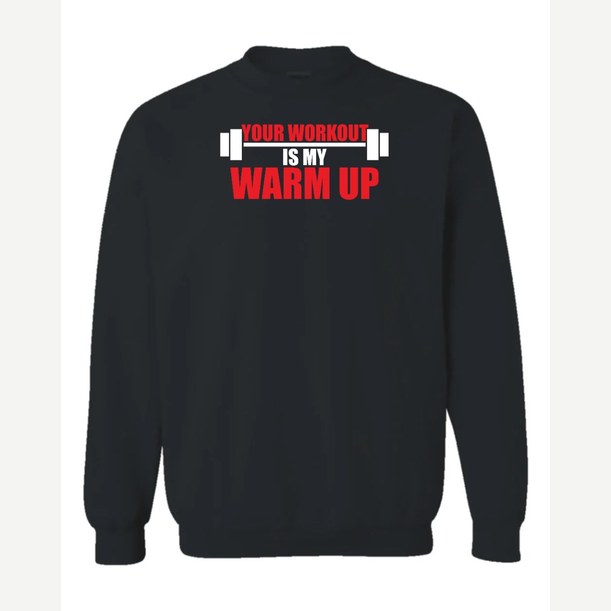 Warmup — Crewneck Sweatshirt / Black