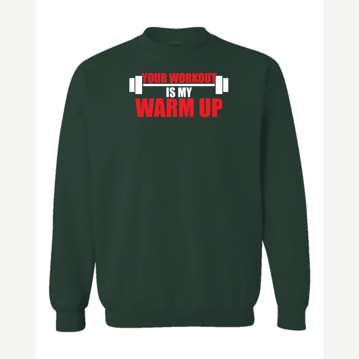 Warmup — Crewneck Sweatshirt / Forest Green