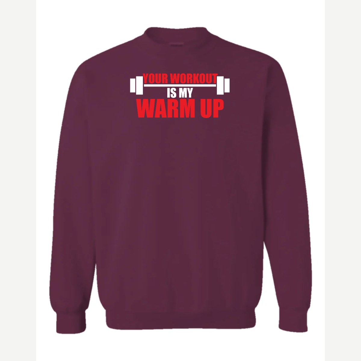Warmup — Crewneck Sweatshirt / Maroon