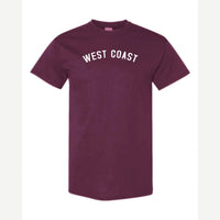 West Coast — Classic Tee / Maroon