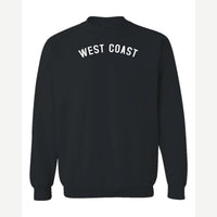 West Coast — Crewneck Sweatshirt / Black
