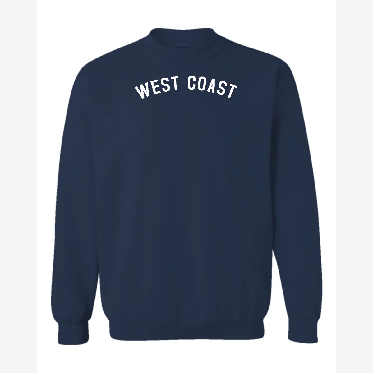 West Coast — Crewneck Sweatshirt / Navy