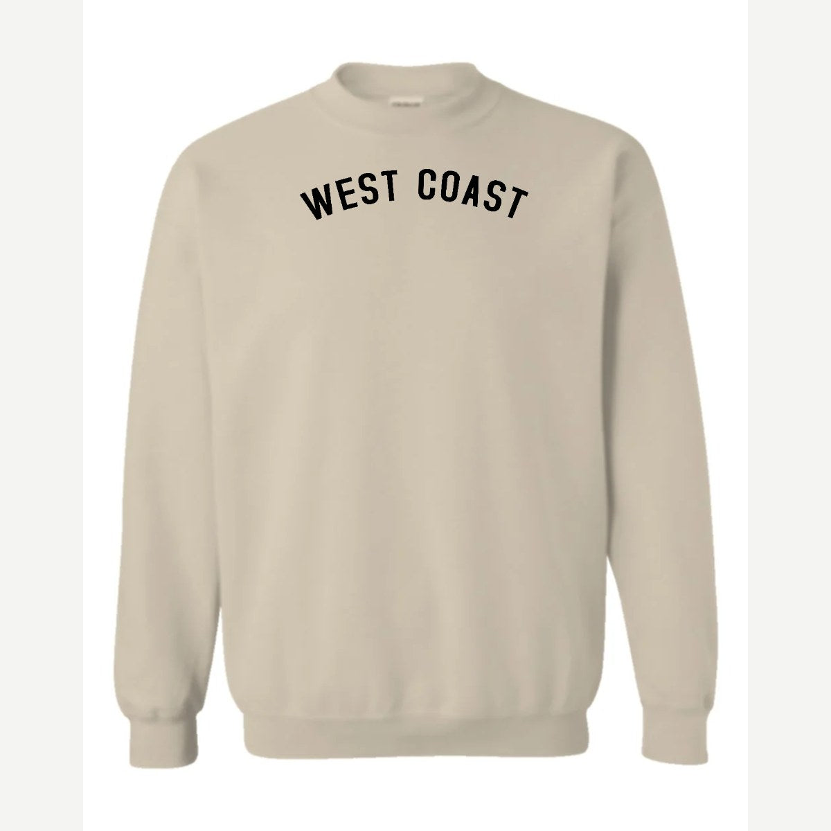 West Coast — Crewneck Sweatshirt / Sand