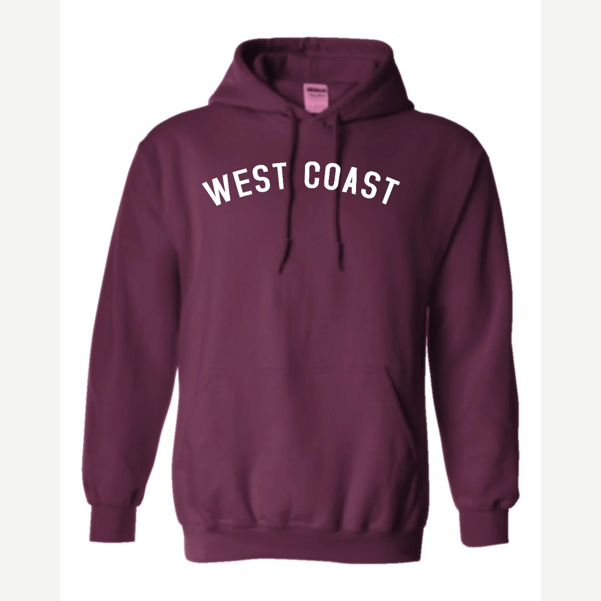 West Coast — Hoodie / Maroon