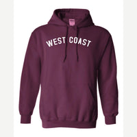 West Coast — Hoodie / Maroon