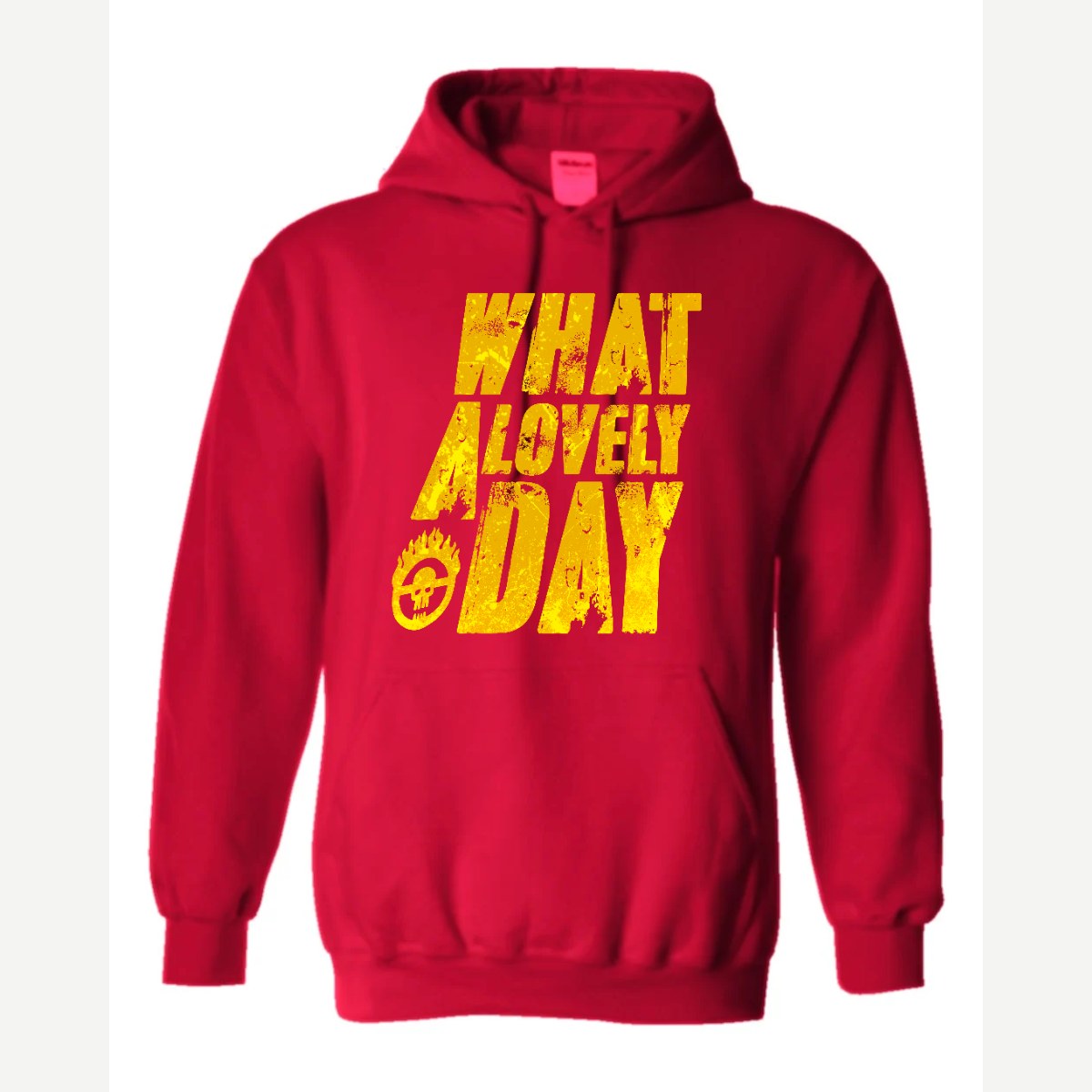 What a Lovely Day — Hoodie / Red