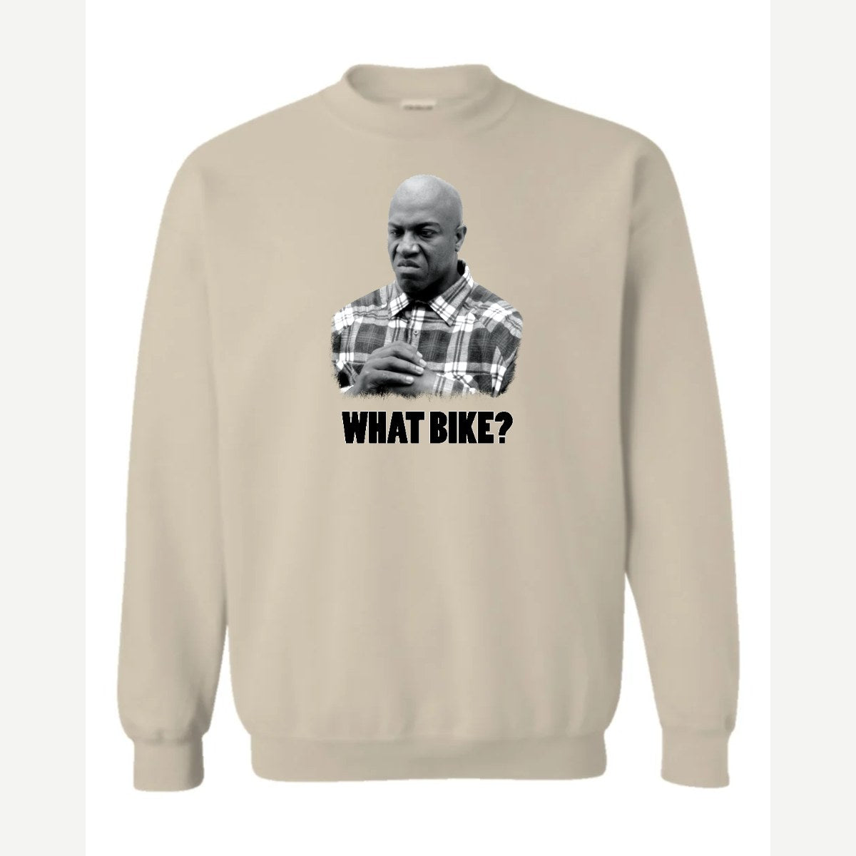 What Bike? — Crewneck Sweatshirt / Sand