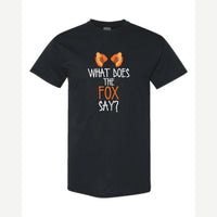 What Does the Fox Say? — Classic Tee / Black
