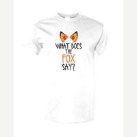 What Does the Fox Say? — Classic Tee / White