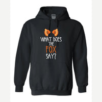What Does the Fox Say? — Hoodie / Black