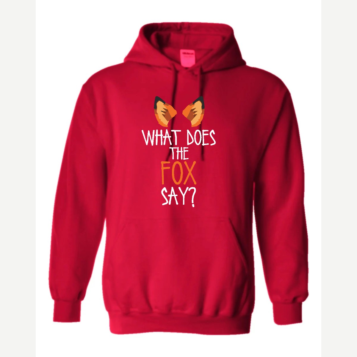 What Does the Fox Say? — Hoodie / Red