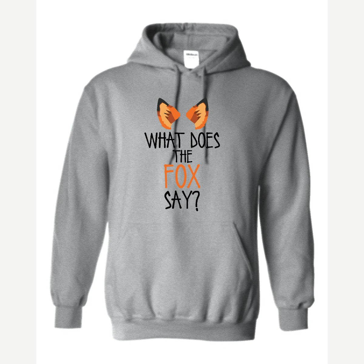 What Does the Fox Say? — Hoodie / Sport Grey