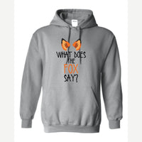 What Does the Fox Say? — Hoodie / Sport Grey