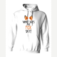 What Does the Fox Say? — Hoodie / White