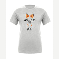 What Does the Fox Say? — Premium Tee / Athletic Heather