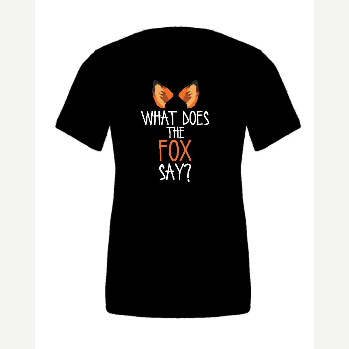 What Does the Fox Say? — Premium Tee / Black