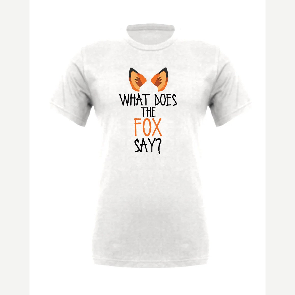 What Does the Fox Say? — Premium Tee / White