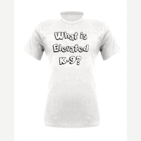 What Is Elevated K-9? — Premium Tee / White