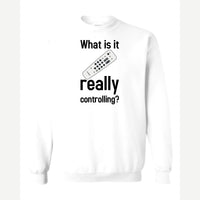 Really Controlling — Crewneck Sweatshirt / White