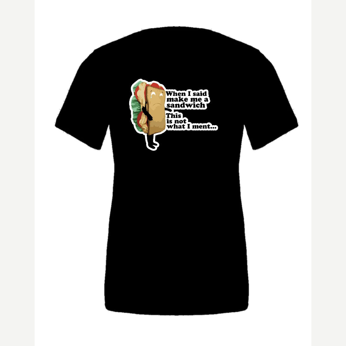 When I Said Make Me a Sandwich… — Premium Tee / Black