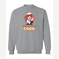When in Doubt, Cook — Crewneck Sweatshirt / Sport Grey