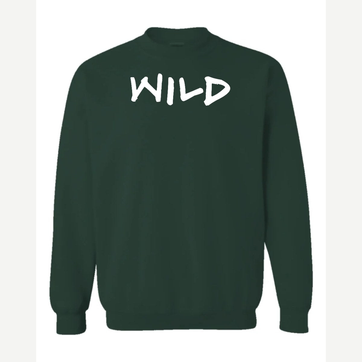 Wild — Crewneck Sweatshirt / Forest Green
