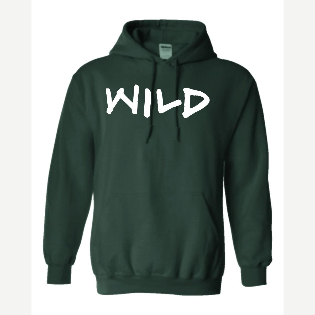 Wild — Hoodie / Forest Green