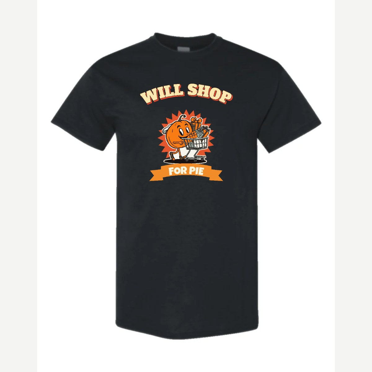 Will Shop for Pie — Classic Tee / Black