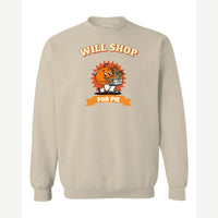 Will Shop for Pie — Crewneck Sweatshirt / Sand