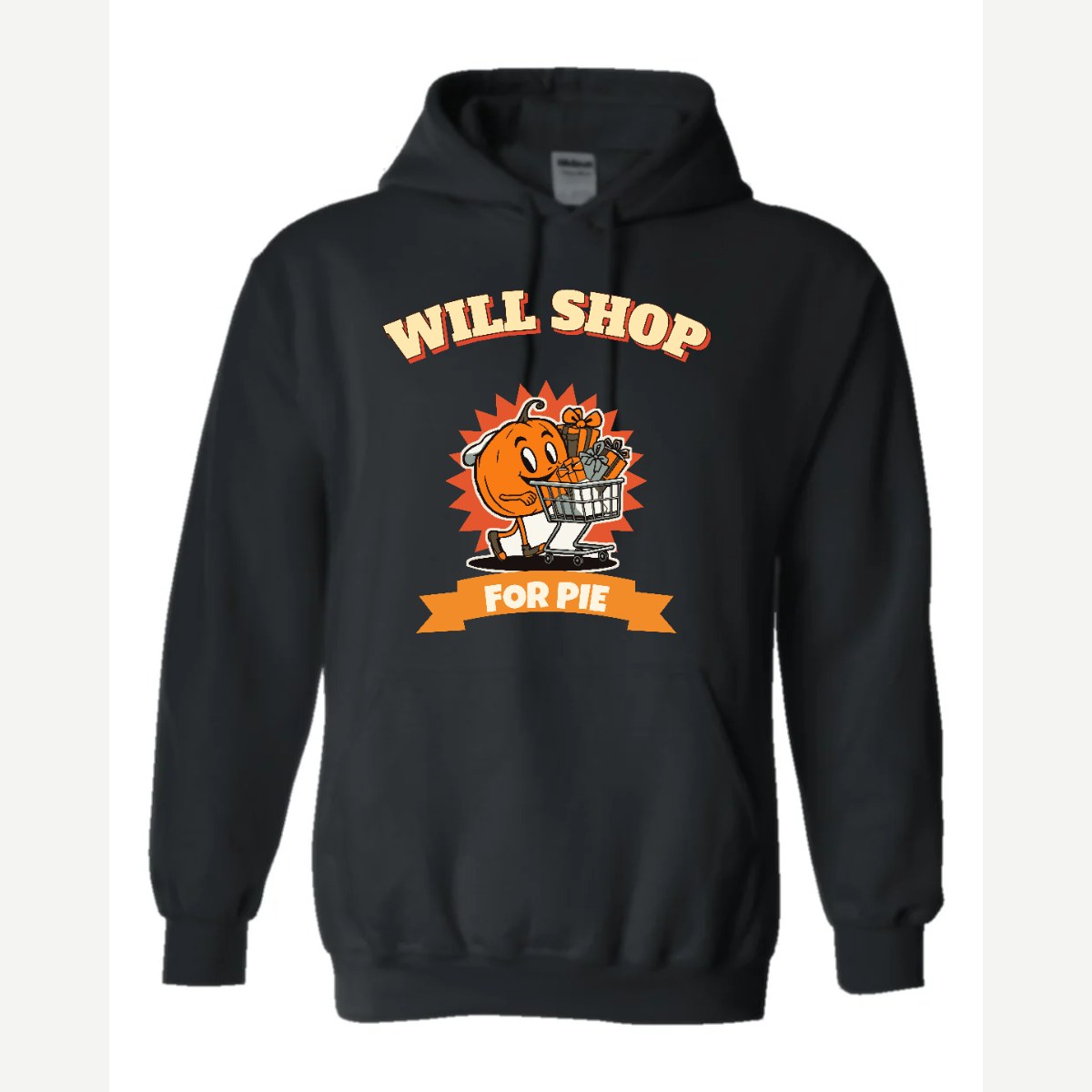 Will Shop for Pie — Hoodie / Black