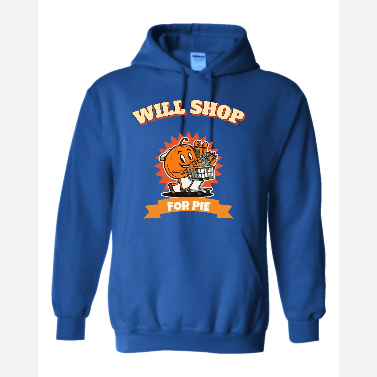 Will Shop for Pie — Hoodie / Royal