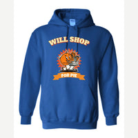Will Shop for Pie — Hoodie / Royal