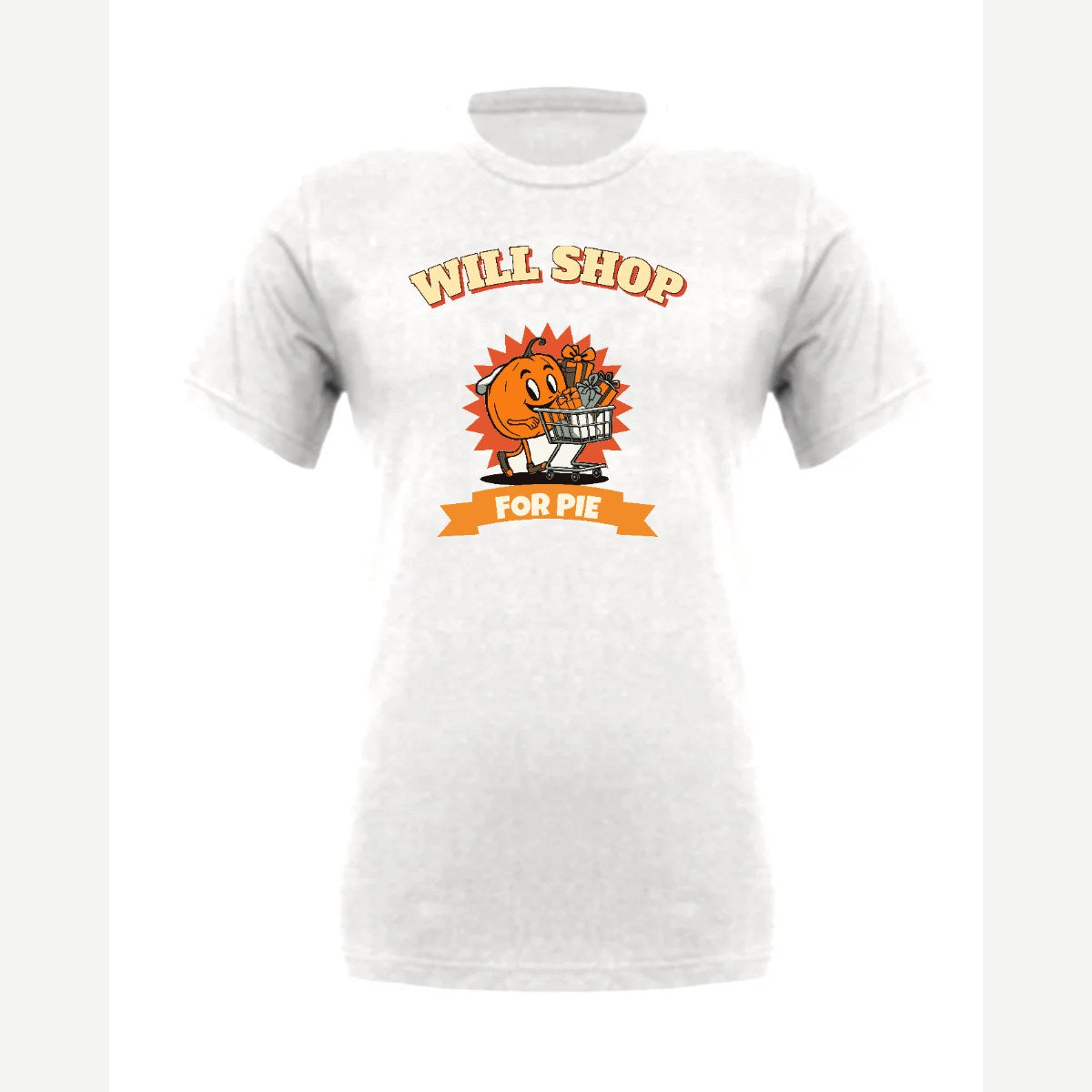 Will Shop for Pie — Premium Tee / White