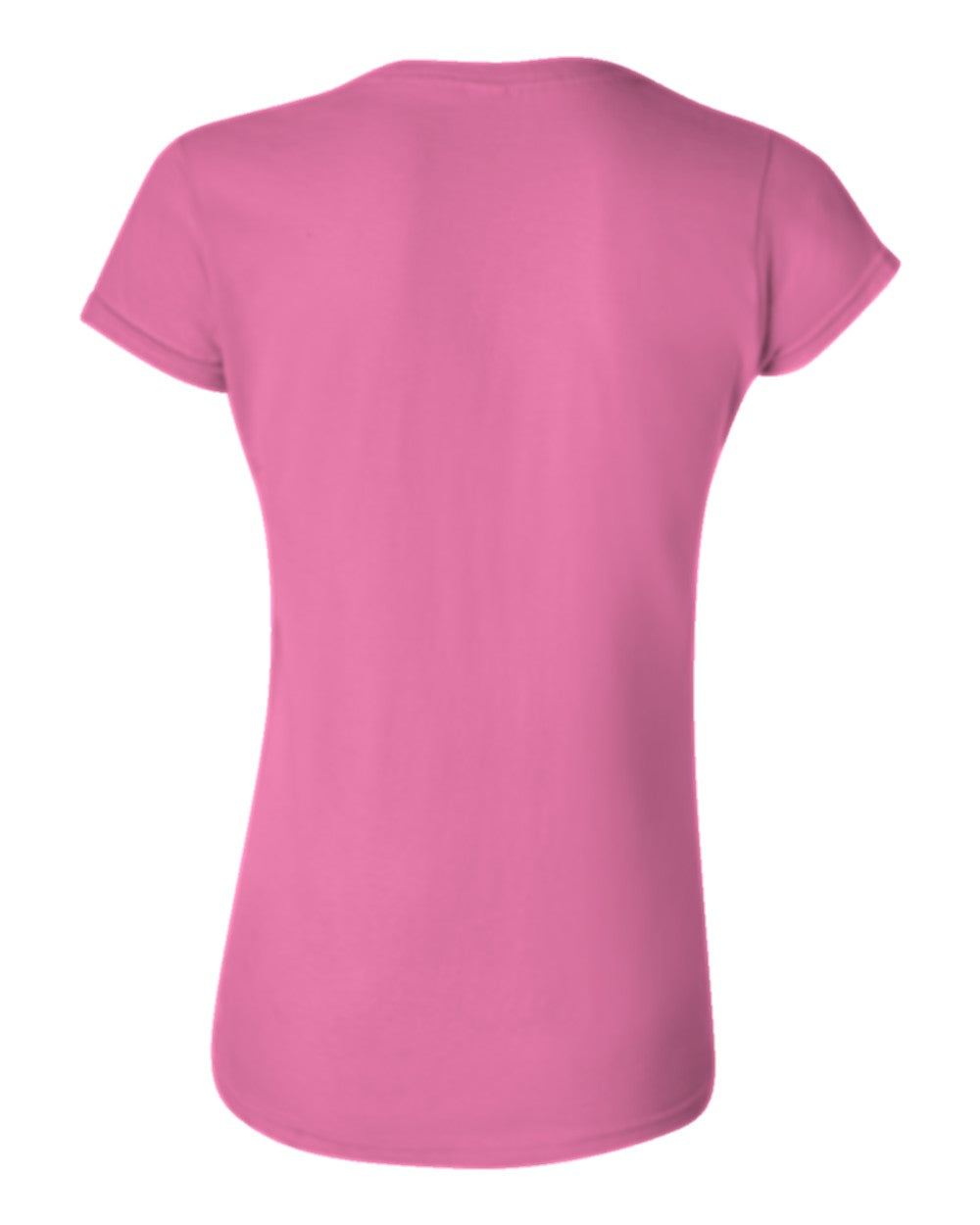 Women's Classic Custom T-Shirt (Gildan 64000L) - Azalea (back)