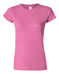 Women's Classic Custom T-Shirt (Gildan 64000L) - Azalea
