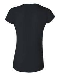 Women's Classic Custom T-Shirt (Gildan 64000L) - Black (back)