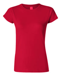 Women's Classic Custom T-Shirt (Gildan 64000L) - Red