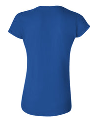 Women's Classic Custom T-Shirt (Gildan 64000L) - Royal (back)