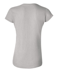 Women's Classic Custom T-Shirt (Gildan 64000L) - RS Sport Grey (back)