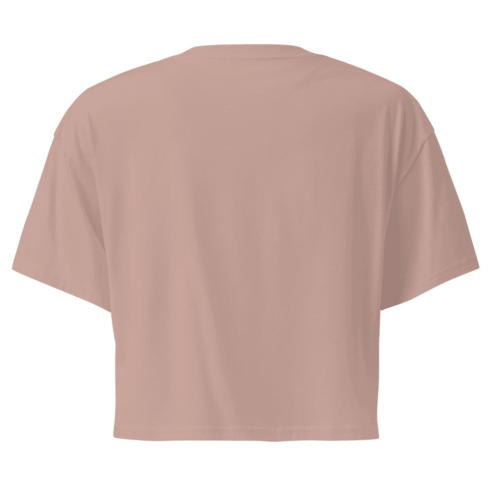 Women's Custom Crop Top (AS Colour 4062) - Hazy Pink (back)