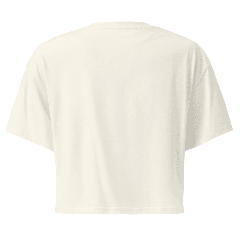 Women's Custom Crop Top (AS Colour 4062) - Natural (back)